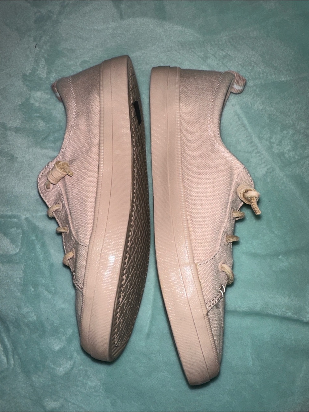 Sperry Blush Pink Canvas Boat Shoe Sneakers